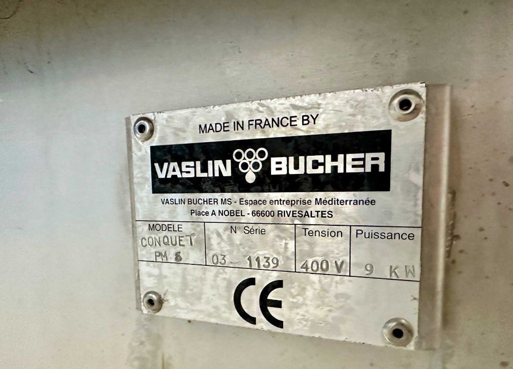 Beregnungspumpe a típus Bucher | Pompe à marc PM6 inox 304 - 60 T/h, Gebrauchtmaschine ekkor: Monteux (Kép 6)